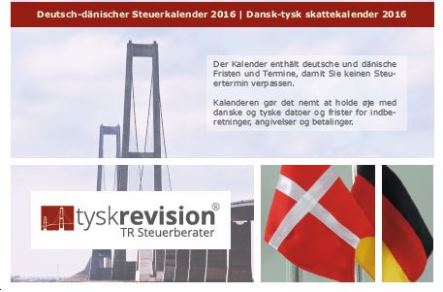 Dansk-tysk skattekalender juni/juli 2016