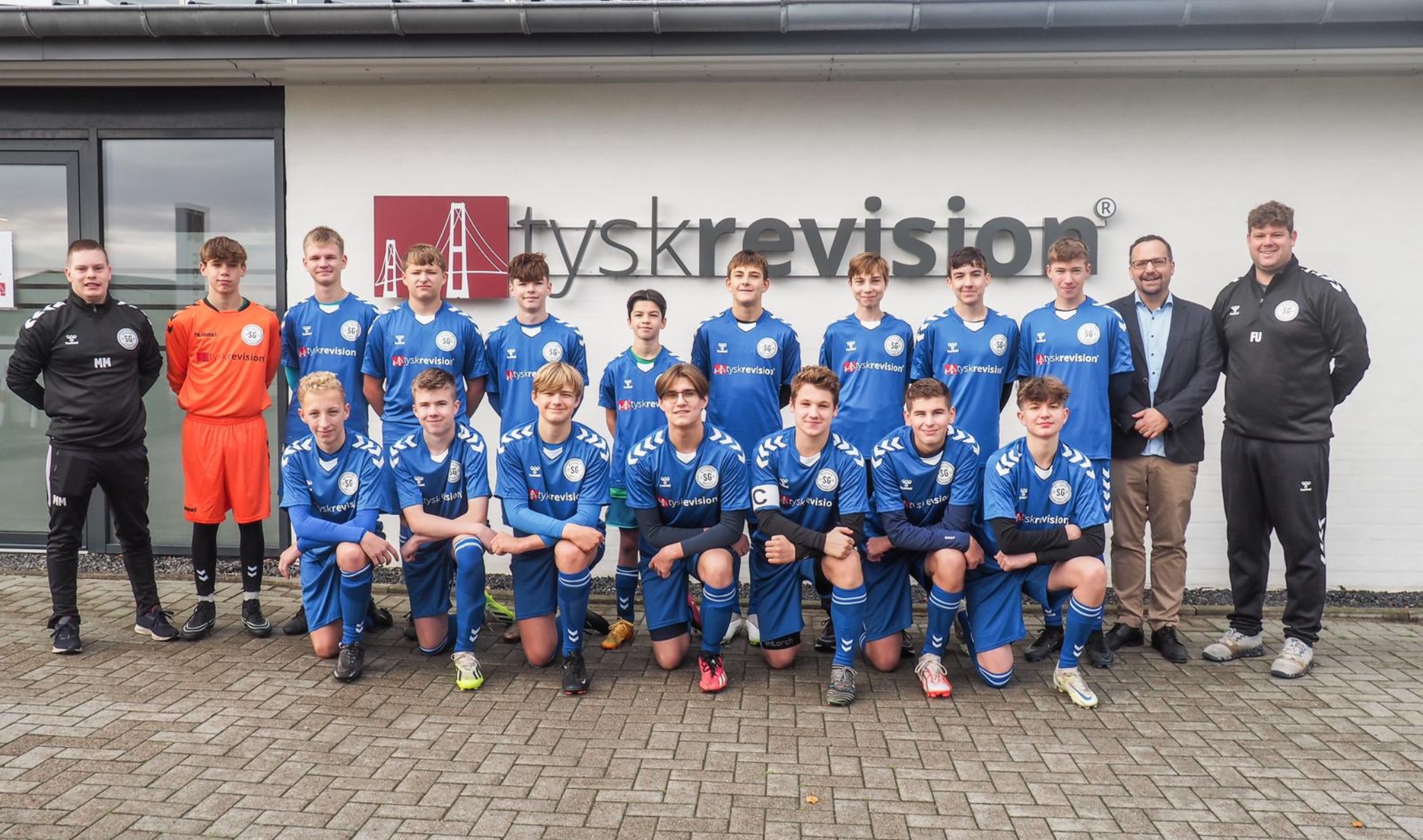 Teamfoto B2 Jugendmannschaft FC Wiesharde