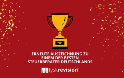Viertes Mal in Folge: Auszeichnung als bester Steuerberater Deutschlands