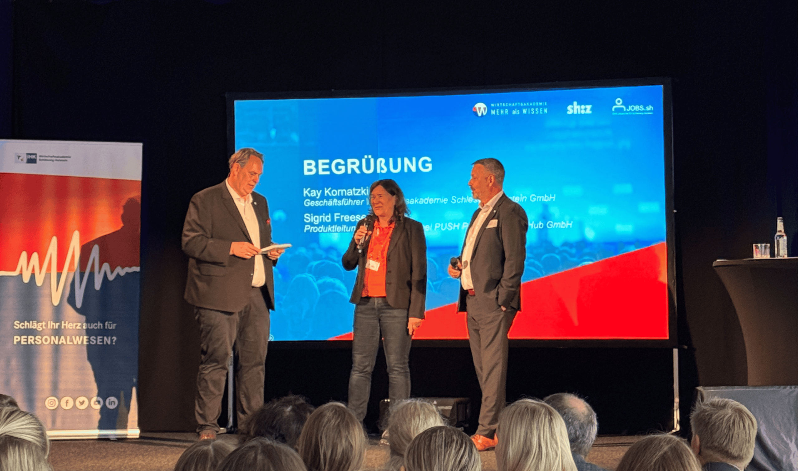 Begrüßung Personalpodium