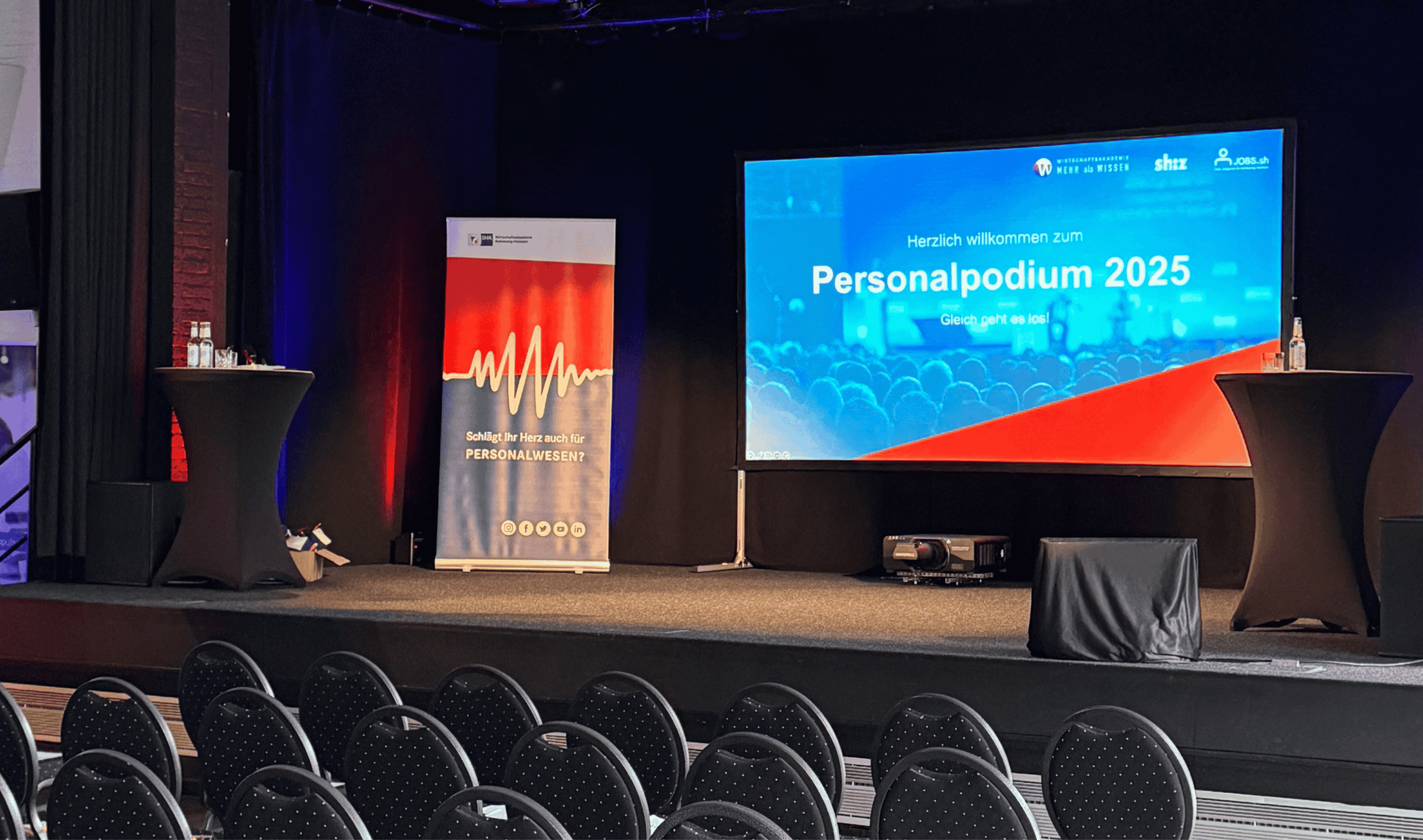 Bühne Personalpodium