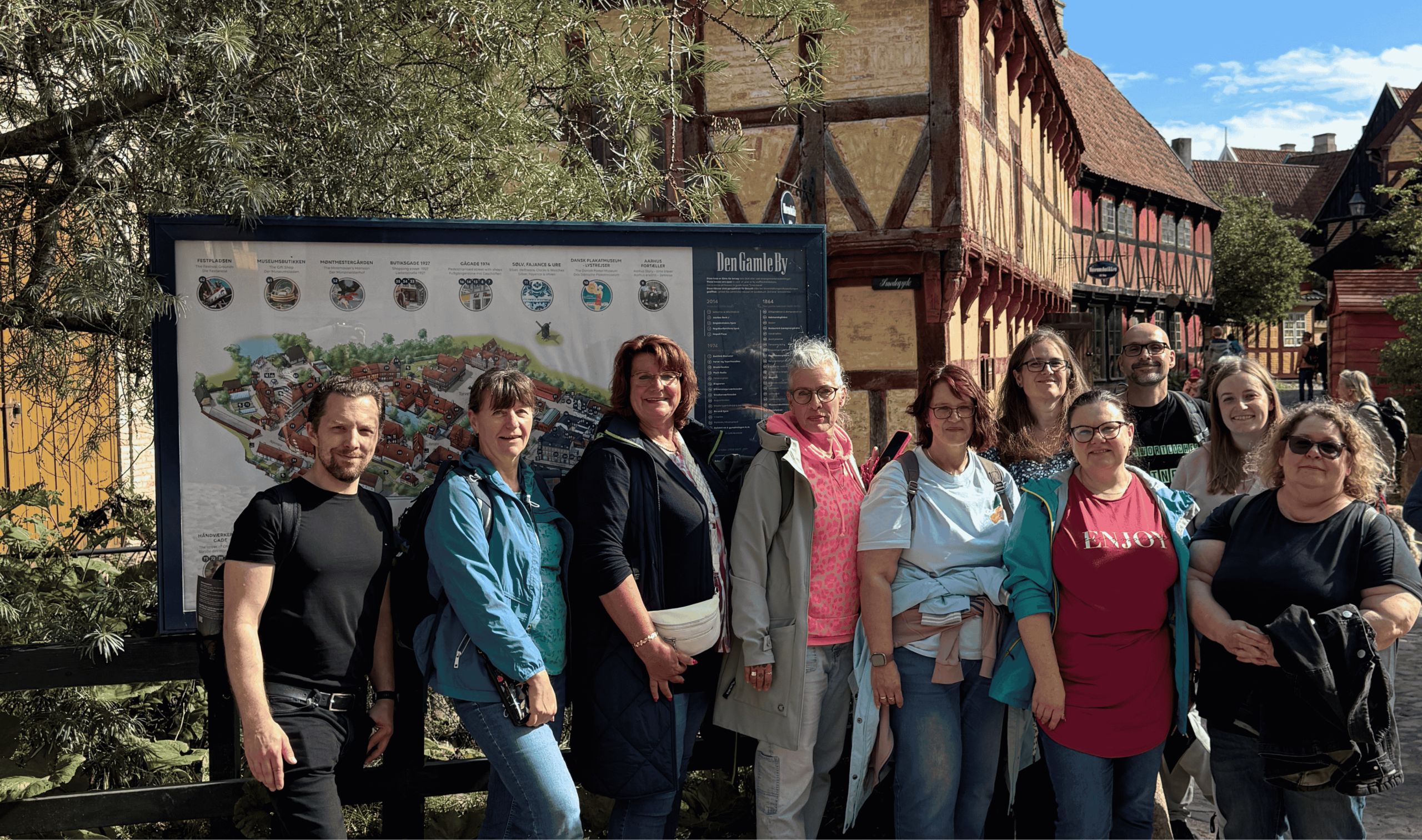 Gruppenfoto gamle by